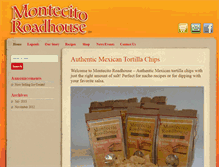 Tablet Screenshot of montecitoroadhouse.com